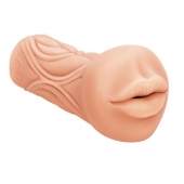 Телесный мастурбатор-ротик Sweet Lips - Lola Games - в Новомосковске купить с доставкой