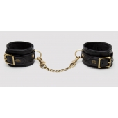 Черные оковы на ноги Bound to You Faux Leather Ankle Cuffs - Fifty Shades of Grey - купить с доставкой в Новомосковске