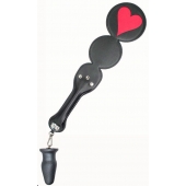Шлёпалка  Черви  с анальным плагом - LOVETOY (А-Полимер) - купить с доставкой в Новомосковске