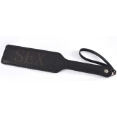 Черная гладкая шлепалка SEX - 35 см. - Sitabella - купить с доставкой в Новомосковске