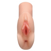 Телесный мастурбатор Perfect Pussy Double Stroker - Pipedream - в Новомосковске купить с доставкой