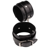 Черные оковы Classic Ankle Cuffs - Chisa - купить с доставкой в Новомосковске