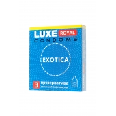 Текстурированные презервативы LUXE Royal Exotica - 3 шт. - Luxe - купить с доставкой в Новомосковске