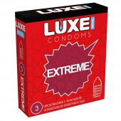 Текстурированные презервативы LUXE Royal Extreme - 3 шт. - Luxe - купить с доставкой в Новомосковске