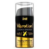 Жидкий интимный гель с эффектом вибрации Vibration! Vodka Energy - 15 мл. - INTT - купить с доставкой в Новомосковске