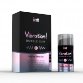 Жидкий интимный гель с эффектом вибрации Vibration! Bubble Gum - 15 мл. - INTT - купить с доставкой в Новомосковске