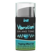 Жидкий интимный гель с эффектом вибрации Vibration! Gin   Tonic - 15 мл. - INTT - купить с доставкой в Новомосковске