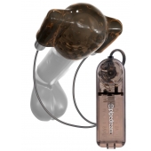 Дымчатый вибростимулятор головки пениса Dual Vibrating Head Teaser - Pipedream - в Новомосковске купить с доставкой
