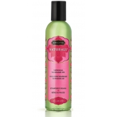 Массажное масло Naturals Strawberry Dreams с ароматом клубники - 236 мл. - Kama Sutra - купить с доставкой в Новомосковске