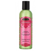 Массажное масло Naturals Strawberry Dreams с ароматом клубники - 59 мл. - Kama Sutra - купить с доставкой в Новомосковске