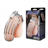 Металлическая клетка Prisoner Cock Сage с замком - BlueLine - купить с доставкой в Новомосковске