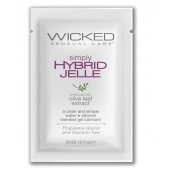 Гель-лубрикант на водно-силиконовой основе Simply Hybrid Jelle - 3 мл. - Wicked - купить с доставкой в Новомосковске