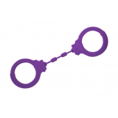 Фиолетовые силиконовые поножи Limitation - Lola Games - купить с доставкой в Новомосковске
