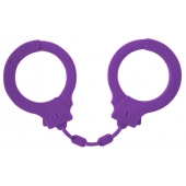 Фиолетовые силиконовые поножи Limitation - Lola Games - купить с доставкой в Новомосковске