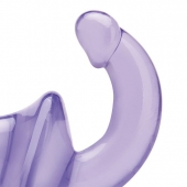 Фиолетовый безремневой страпон Strapless Strap-On - Lux Fetish - купить с доставкой в Новомосковске