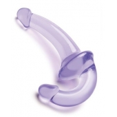 Фиолетовый безремневой страпон Strapless Strap-On - Lux Fetish - купить с доставкой в Новомосковске