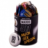Текстурированные презервативы в кейсе MAXUS So Much Sex - 100 шт. - Maxus - купить с доставкой в Новомосковске