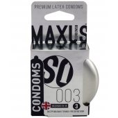 Экстремально тонкие презервативы в железном кейсе MAXUS Extreme Thin - 3 шт. - Maxus - купить с доставкой в Новомосковске