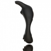Черное эрекционное кольцо с двумя моторами Zeus Dual Vibe Cock Ring - FeelzToys - в Новомосковске купить с доставкой