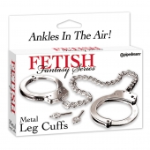 Металлические наручники Metal Leg Cuffs - Pipedream - купить с доставкой в Новомосковске