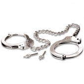 Металлические наручники Metal Leg Cuffs - Pipedream - купить с доставкой в Новомосковске