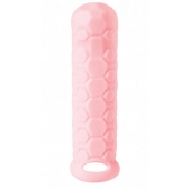 Розовый фаллоудлинитель Homme Long - 15,5 см. - Lola Games - в Новомосковске купить с доставкой