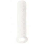 Белый фаллоудлинитель Homme Long - 13,5 см. - Lola Games - в Новомосковске купить с доставкой