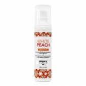 Разогревающее массажное масло Gourmet White Peach Organic с органическими ингредиентами - 50 мл. - Exsens - купить с доставкой в Новомосковске