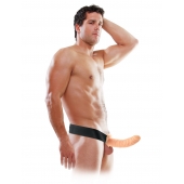 Полый страпон 8  Hollow Strap-On телесного цвета - 19 см. - Pipedream - купить с доставкой в Новомосковске
