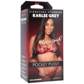 Мастурбатор-вагина Karlee Grey ULTRASKYN Pocket Pussy - Doc Johnson - в Новомосковске купить с доставкой