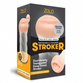 Мастурбатор-ротик ZOLO DEEP THROAT - Zolo - в Новомосковске купить с доставкой
