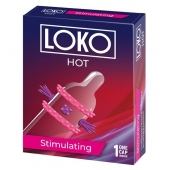 Стимулирующая насадка на пенис LOKO HOT с возбуждающим эффектом - Sitabella - в Новомосковске купить с доставкой
