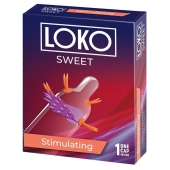 Стимулирующая насадка на пенис LOKO SWEET с возбуждающим эффектом - Sitabella - в Новомосковске купить с доставкой