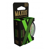 Презервативы в пластиковом кейсе MAXUS AIR Mixed - 3 шт. - Maxus - купить с доставкой в Новомосковске