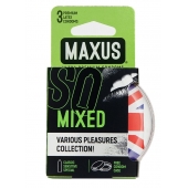 Презервативы в пластиковом кейсе MAXUS AIR Mixed - 3 шт. - Maxus - купить с доставкой в Новомосковске