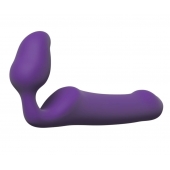 Фиолетовый безремневой страпон Queens L - Adrien Lastic - купить с доставкой в Новомосковске