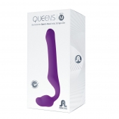 Лиловый безремневой страпон Queens M - Adrien Lastic - купить с доставкой в Новомосковске