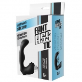 Черный вибромассажер простаты FantASStic Vibrating Prostate Massager - 11,3 см. - Dream Toys - в Новомосковске купить с доставкой