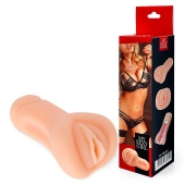 Телесный реалистичный мастурбатор в виде вагины - Bior toys - в Новомосковске купить с доставкой