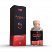 Массажный гель с ароматом клубники Strawberry - 30 мл. - INTT - купить с доставкой в Новомосковске