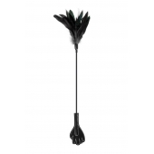 Двусторонний стек-щекоталка Sweet Caress Feather Whip - 58 см. - Sweet Caress - купить с доставкой в Новомосковске