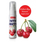 Гель-смазка Tutti-frutti с вишнёвым вкусом - 30 гр. - Биоритм - купить с доставкой в Новомосковске