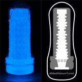 Светящийся в темноте мастурбатор Lumino Play Masturbator Ribbed - Lovetoy - в Новомосковске купить с доставкой