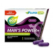 Возбуждающее средство для мужчин Mans Power plus - 10 капсул (0,35 гр.) +1 в подарок - SuperCaps - купить с доставкой в Новомосковске