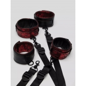 Изысканный набор фиксаций на кровати Reversible Under Mattress Restraint Set - Fifty Shades of Grey - купить с доставкой в Новомосковске