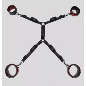 Изысканный набор фиксаций на кровати Reversible Under Mattress Restraint Set - Fifty Shades of Grey - купить с доставкой в Новомосковске