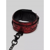Красно-черные оковы Reversible Faux Leather Ankle Cuffs - Fifty Shades of Grey - купить с доставкой в Новомосковске