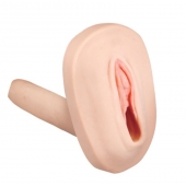 Мастурбатор-вагина с вибрацией и выносным пультом управления REALSTUFF SMOOTH   BALD - Dream Toys - в Новомосковске купить с доставкой