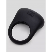 Черное эрекционное виброкольцо Sensation Rechargeable Vibrating Love Ring - Fifty Shades of Grey - в Новомосковске купить с доставкой