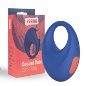 Синее эрекционное кольцо RRRING Casual Date Cock Ring - FeelzToys - в Новомосковске купить с доставкой